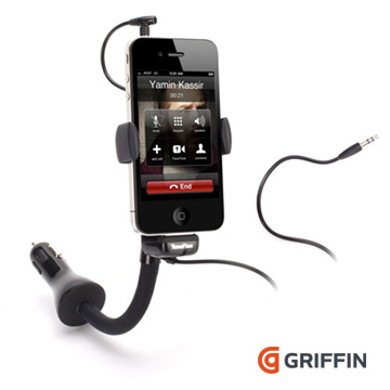 Griffin Tuneflex Aux Handsfree Iphone 專用車充 車架 免持式麥克風及aux線 Pchome 24h購物