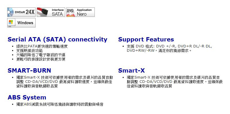 全新公司貨開發票附sata線 建興liteon Ihas124 24x Dvd燒錄機 Sata 工業包裝 露天拍賣