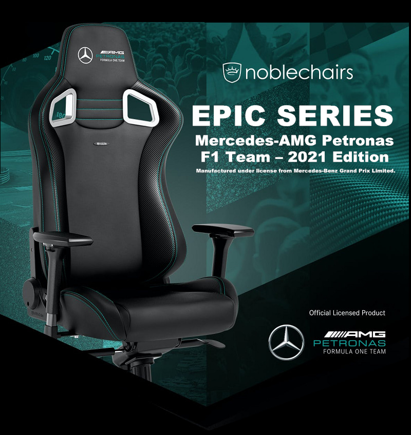 Noblechairs Epic Pu系列電競椅 Amg Petronas 車隊聯名款21年式 Pchome 24h購物