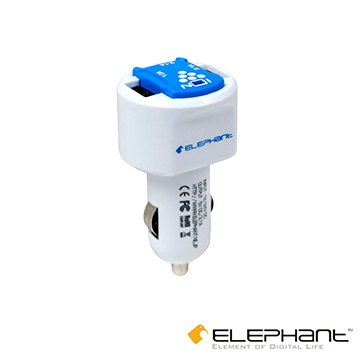 Elephant 負離子車用usb充電器 Cp002 Pchome 24h購物