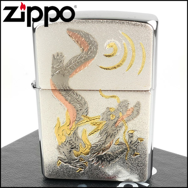 Zippo 日系 傳統藝術 龍圖案電鑄板貼片加工打火機 Pchome 24h購物