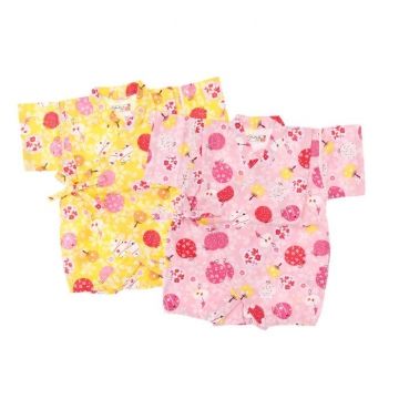 日本可愛浴衣 甚平 幼童和服女寶蝴蝶衣款式 Pchome 24h購物