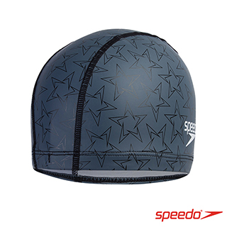 SPEEDO 成人合成泳帽 BoomStar Ultra Pace 灰黑