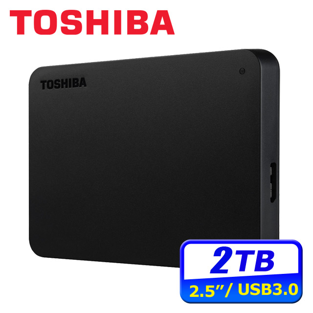 Toshiba Canvio Basics 黑靚潮lll 2tb 2 5吋行動硬碟 Pchome 24h購物