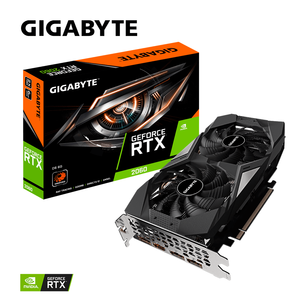 技嘉 GeForce RTX 2060 D6 6G+H510M H