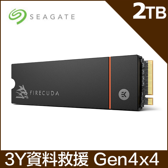 Seagate【FireCuda 530】2TB Gen4 PCIE SSD(含散熱片) - PChome 24h購物