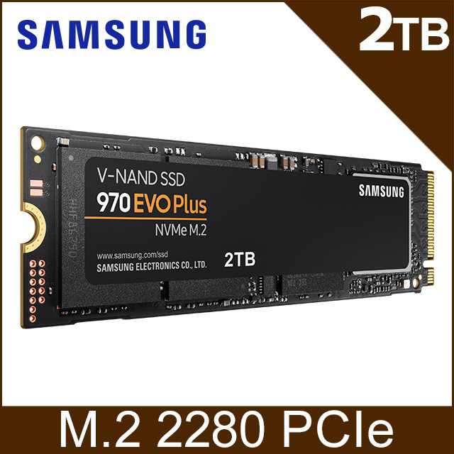 SAMSUNG 三星 970 EVO Plus 2TB NVMe M.2 2280 PCIe 固態硬碟