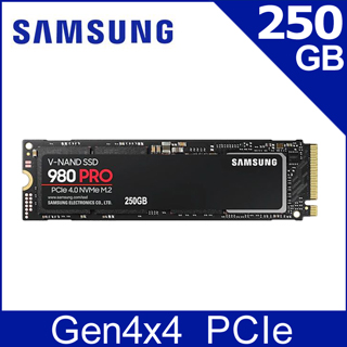 SAMSUNG 三星 980 PRO 250GB NVMe M.2 2280 PCIe 固態硬碟 (MZ-V8P250BW)
