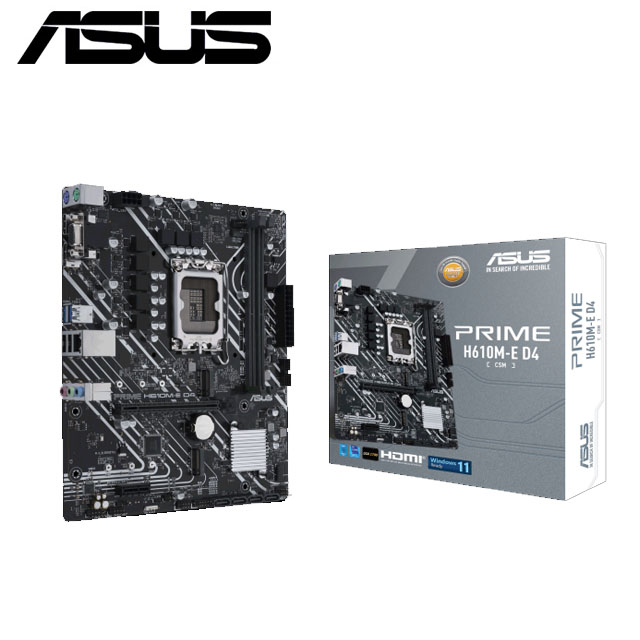 華碩 PRIME H610M-E D4-CSM 主機板