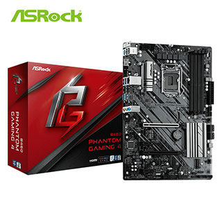 華擎 ASRock ?B460 PHANTOM GAMING 4 INTEL B460 1200 ATX 主機板