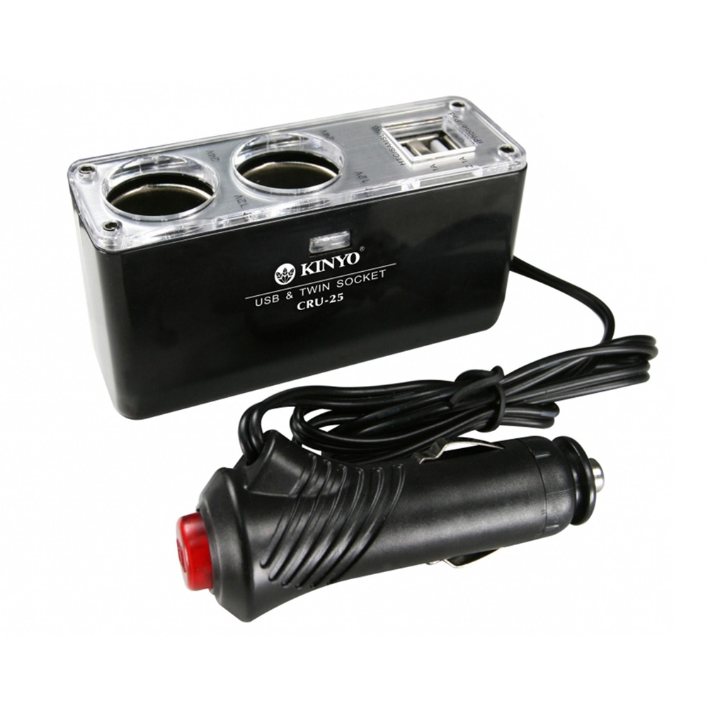 Kinyo車用usb電源擴充座cru25 Pchome 24h購物 Kinyo車用usb電源擴充座cru25 Pchome 24h購物