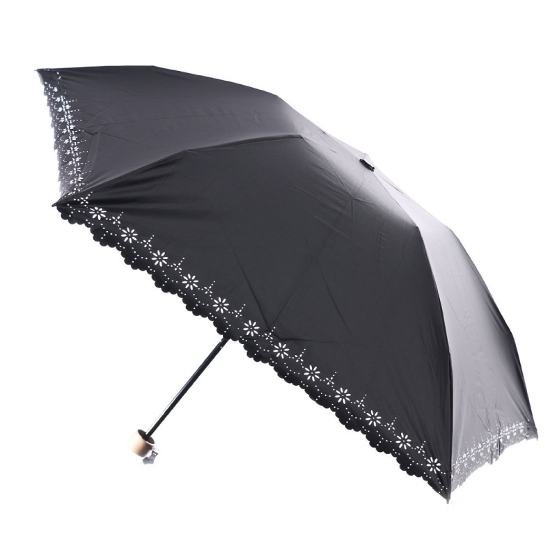 W P C 日本原裝進口wpc雨傘晴雨兩用超輕130g 日本遮陽傘日本遮光傘日本摺疊傘801 508 Bk黑 花 Pchome 24h購物