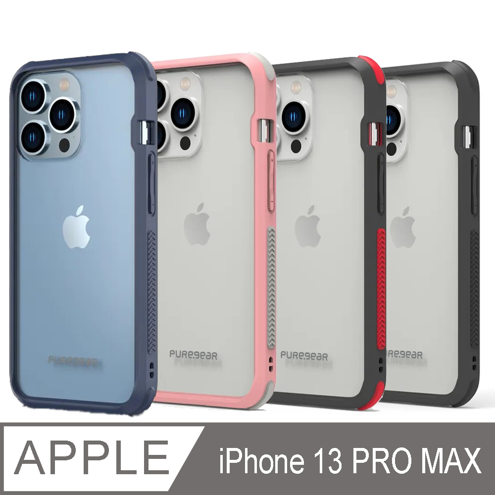 Puregear 普格爾for Iphone 13 Pro Max 6 7吋dualtek坦克透明保護殼黑色 Pchome 24h購物