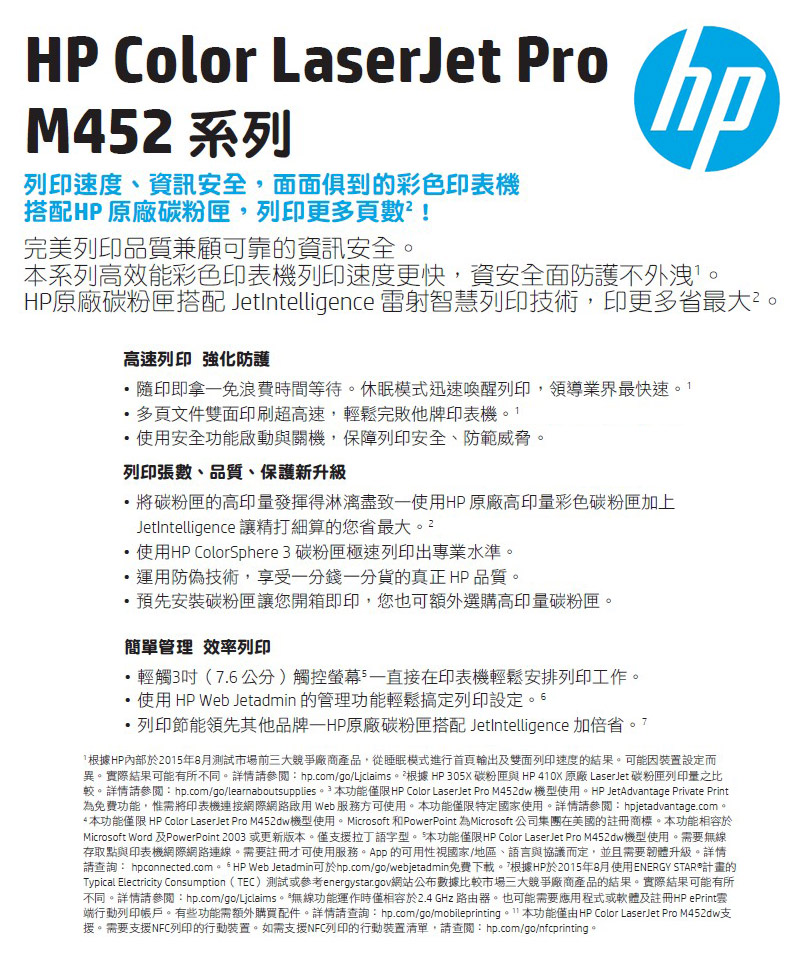hp pro m452